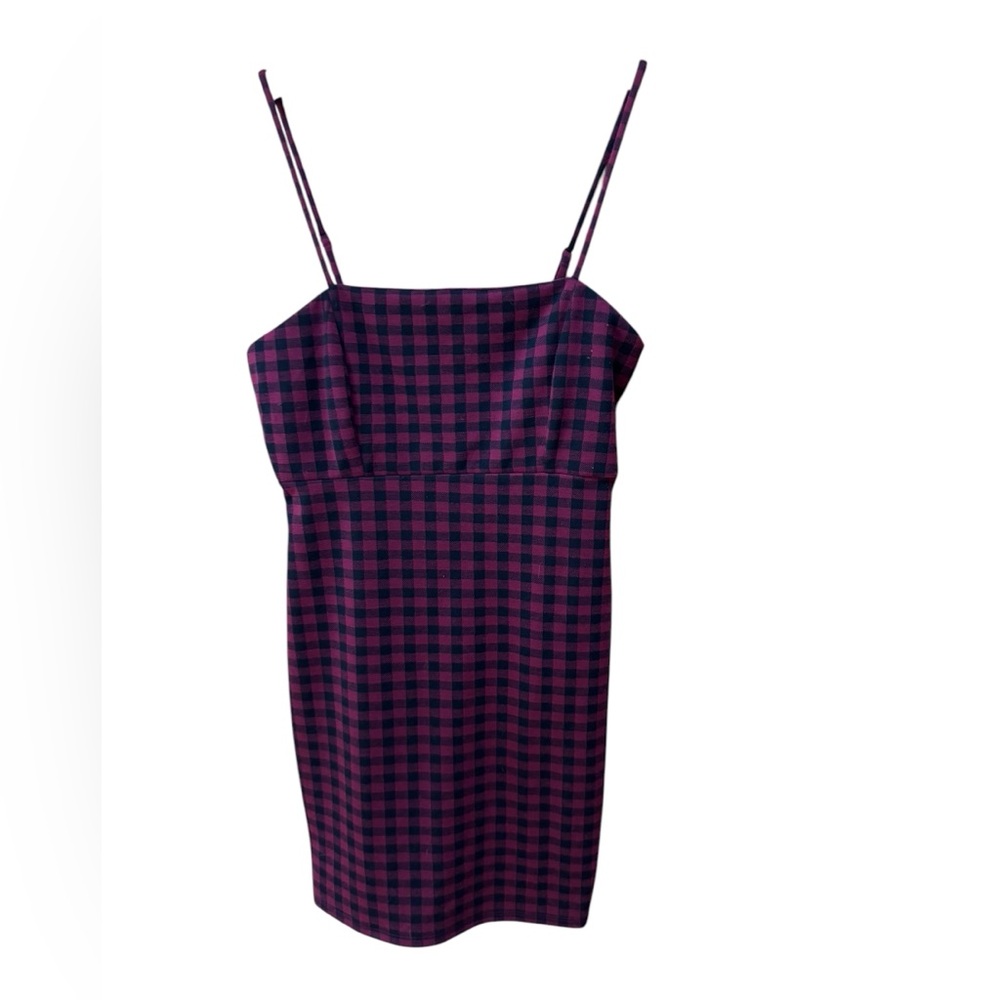 NWT Forever 21 Chic Plaid Spaghetti Strap‎ Mini Dress